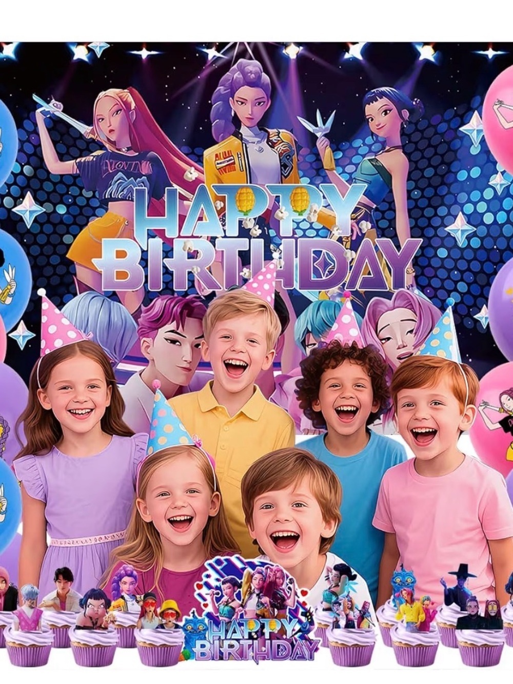 K-pop Korean Idol complete birthday party set - Picture 5 of 8